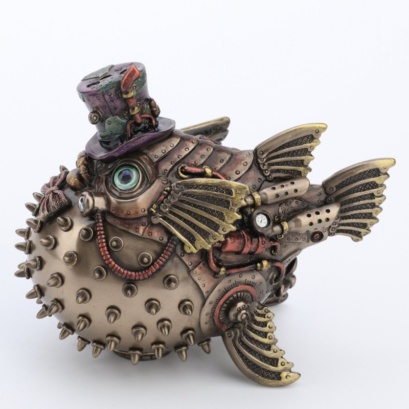 Steampunk Sofistinė Fugu Pūsliažuvė. Veronese suvenyras